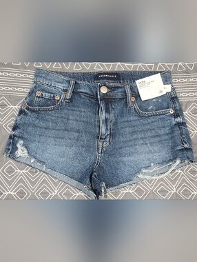 Aeropostale Vintage High Rise Shorty 2.5 Denim Shorts Size 0
